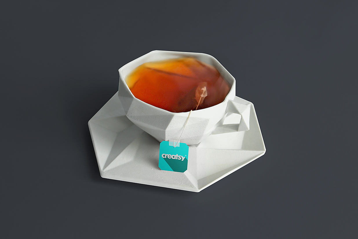带茶杯和包装盒的袋泡茶茶包样机mockup12组插图2