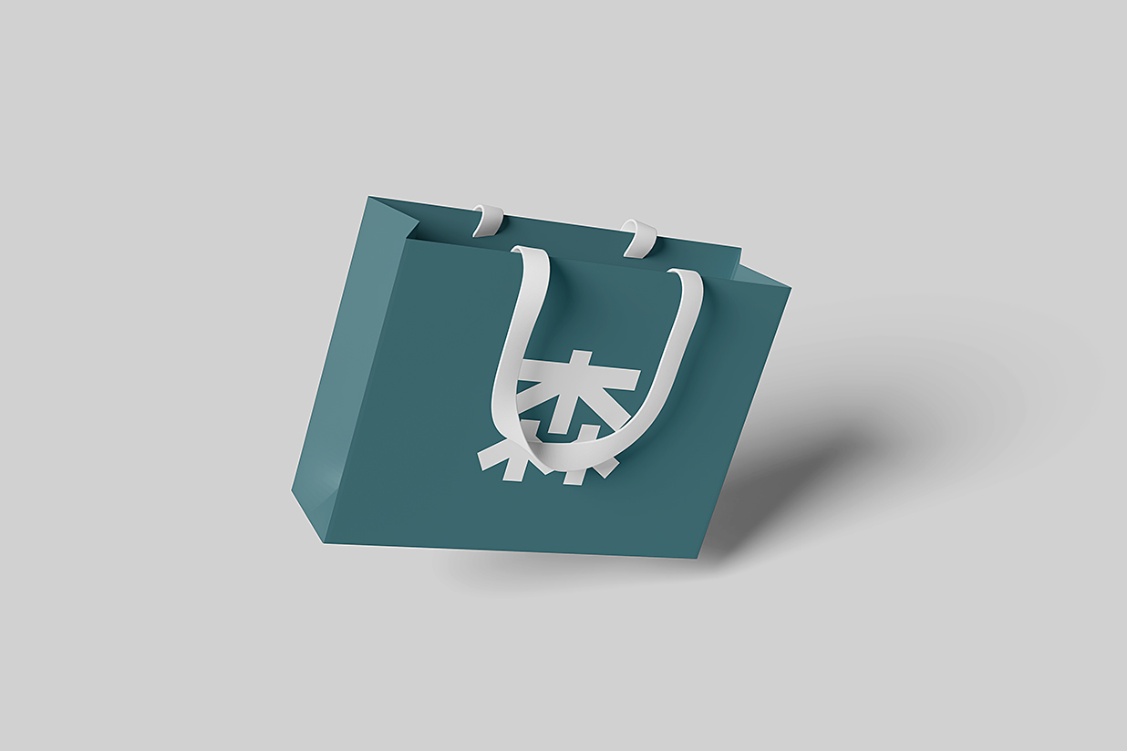 优雅的购物袋手提袋纸袋样机mockup4组插图3