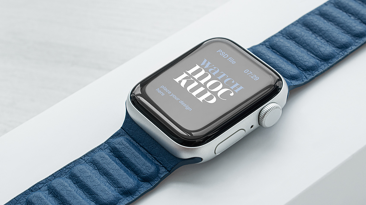 带表带的Apple Watch苹果手表样机mockup5组插图3