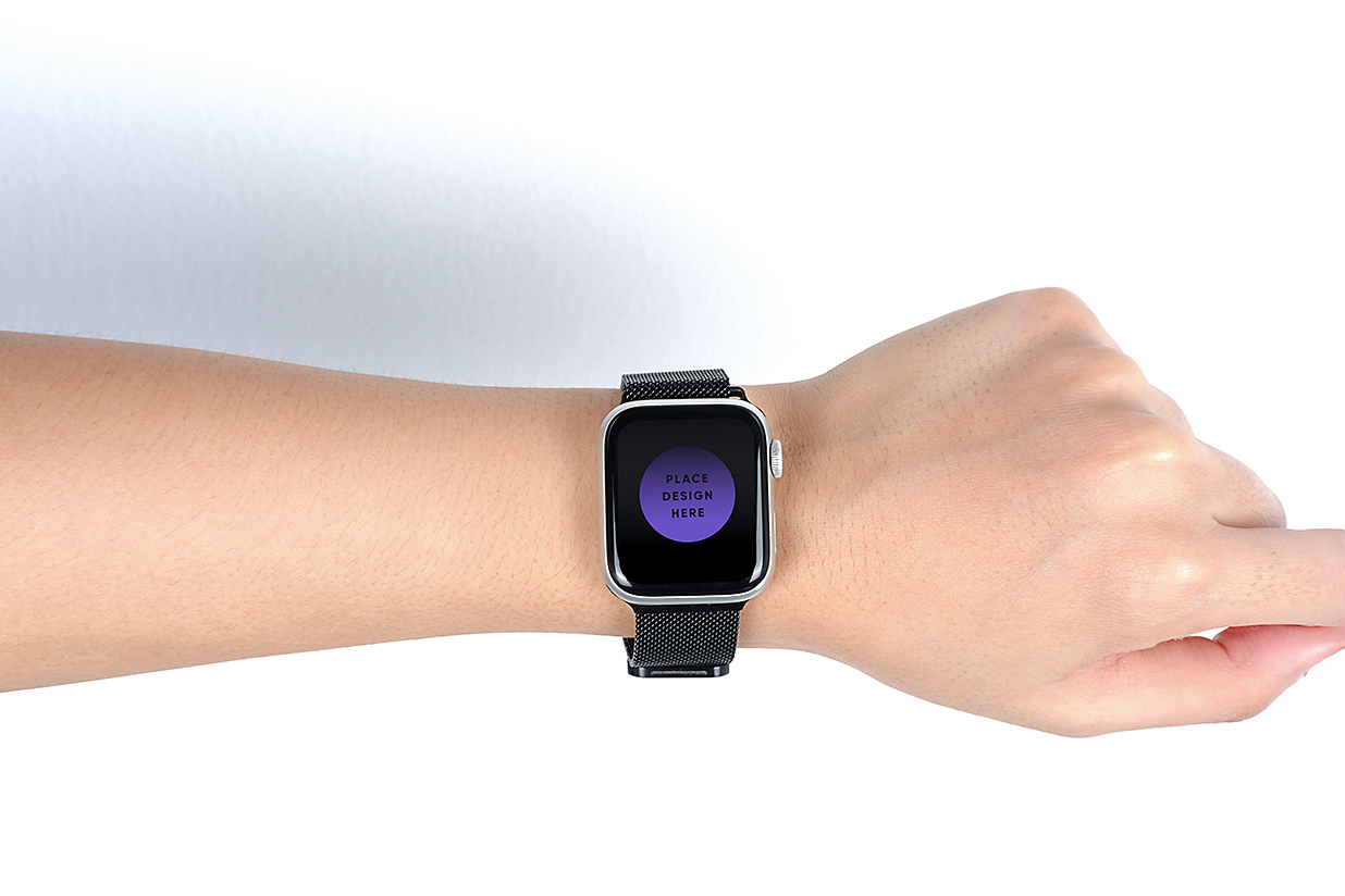 带场景的Apple Watch苹果手表样机mockup4组插图3