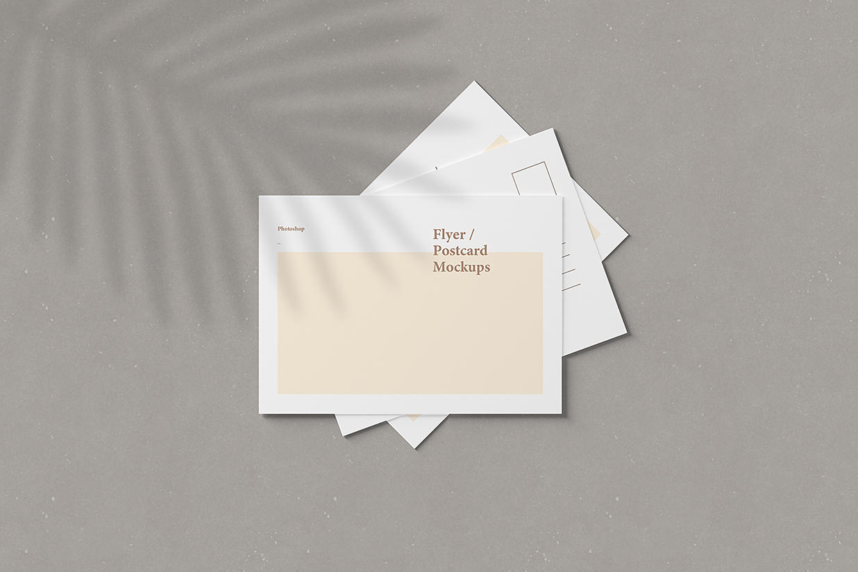 简约明信片样机mockup4组插图3