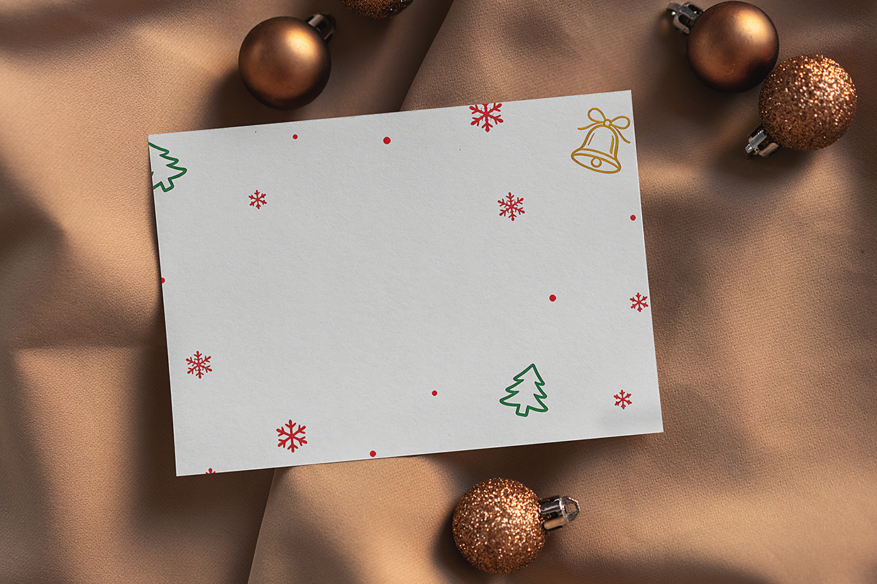 圣诞节明信片贺卡样机mockup13组插图3