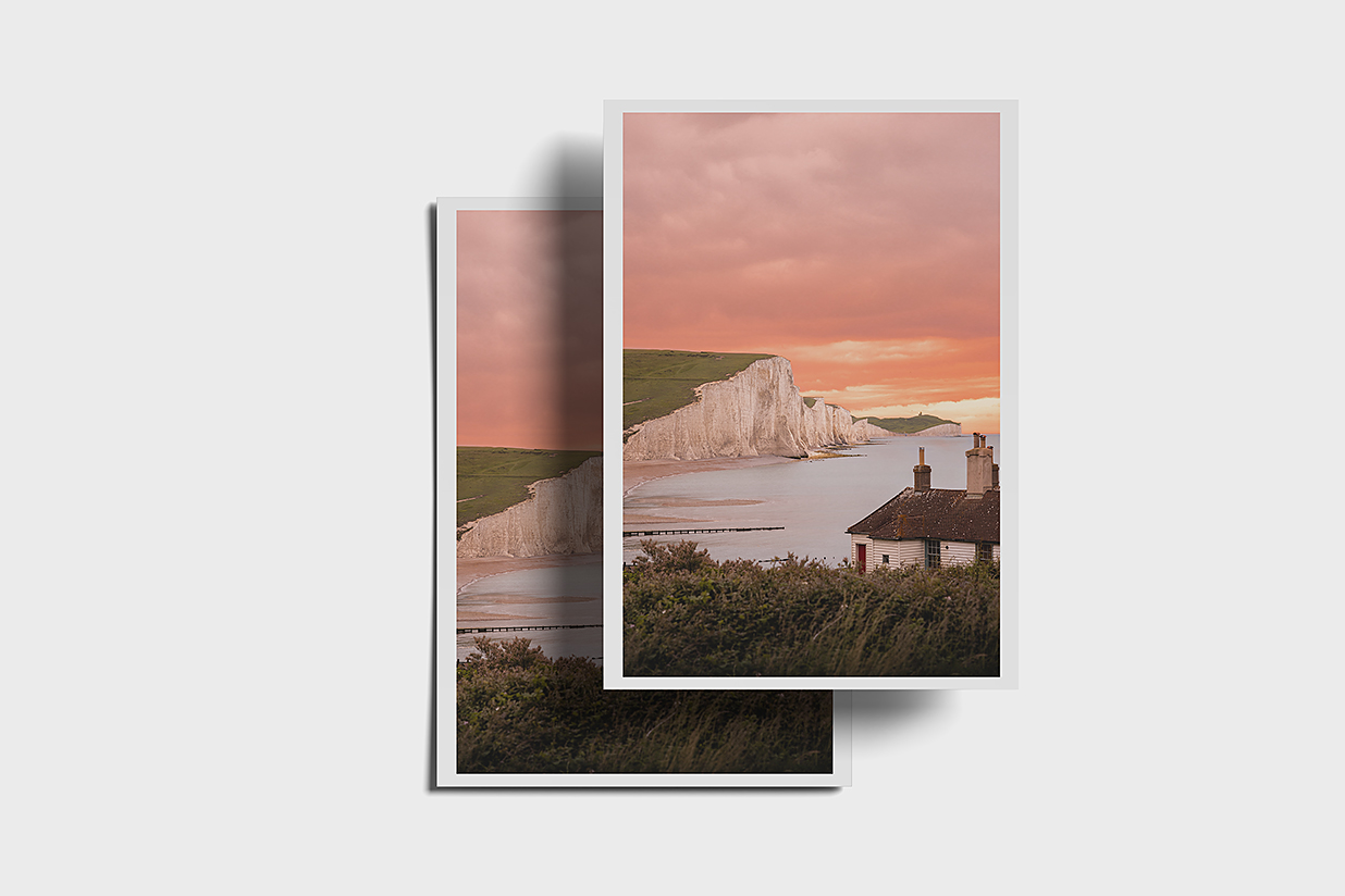 精致的明信片样机mockup4组插图3