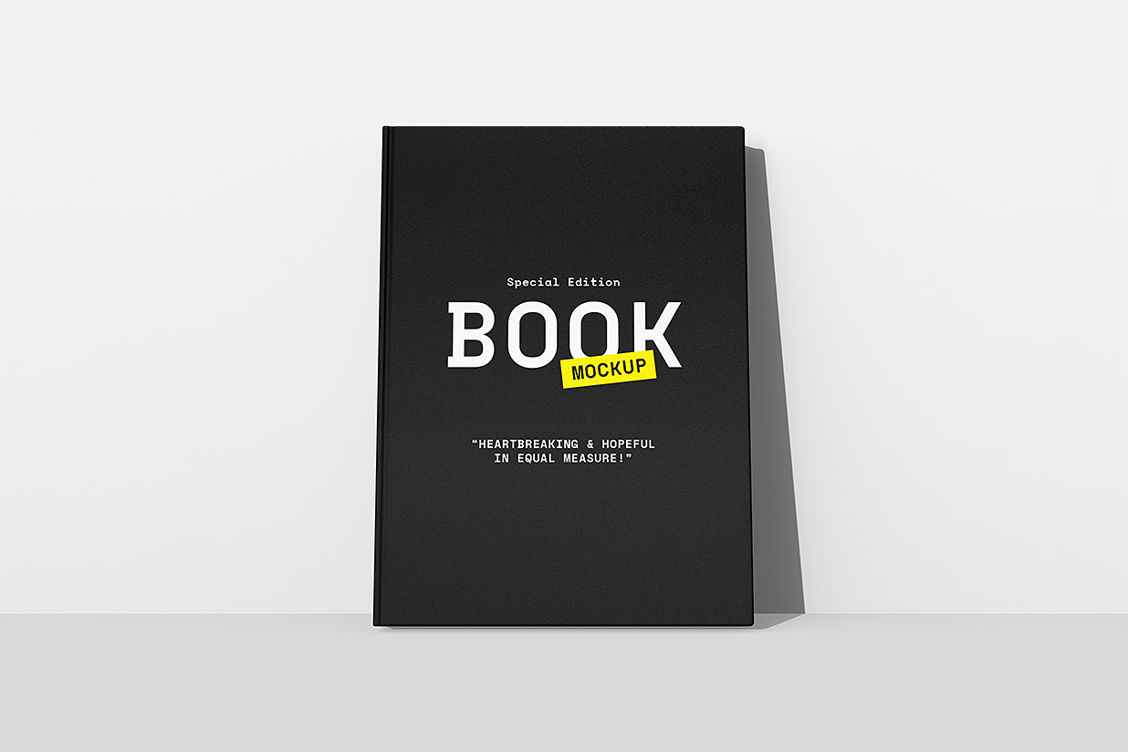 优雅的精装书籍样机mockup8组插图3