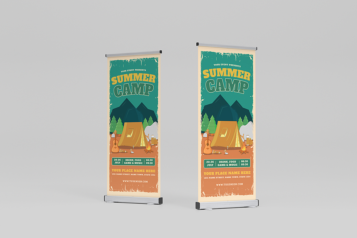 易拉宝样机mockup6组插图3