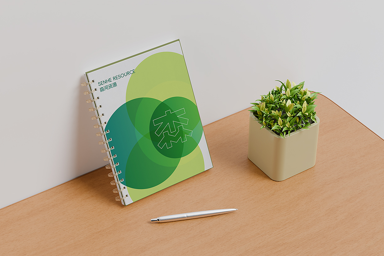 带场景的螺旋笔记本记事本本子样机mockup5组插图3