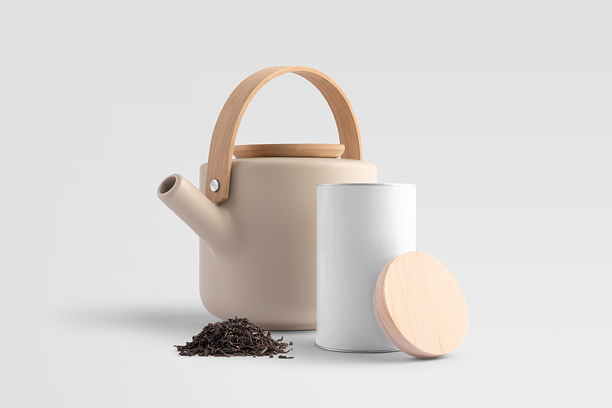 茶叶文创品牌套装VI样机mockup13组插图4