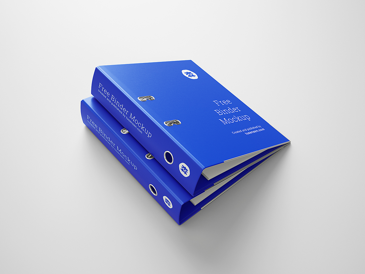 高质感文件夹活页夹档案夹样机mockup5组插图4