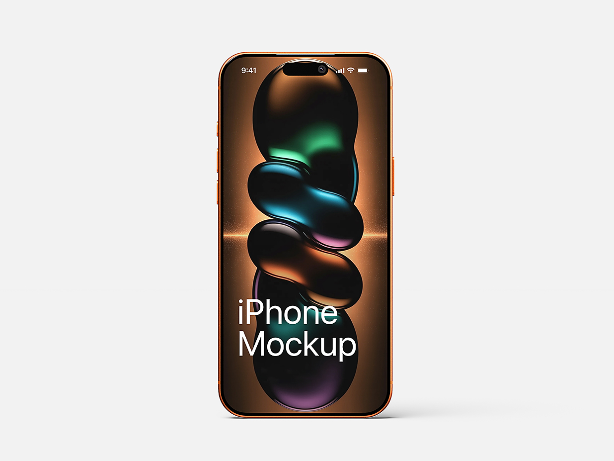 高质感iPhone 17苹果手机样机mockup5组插图2