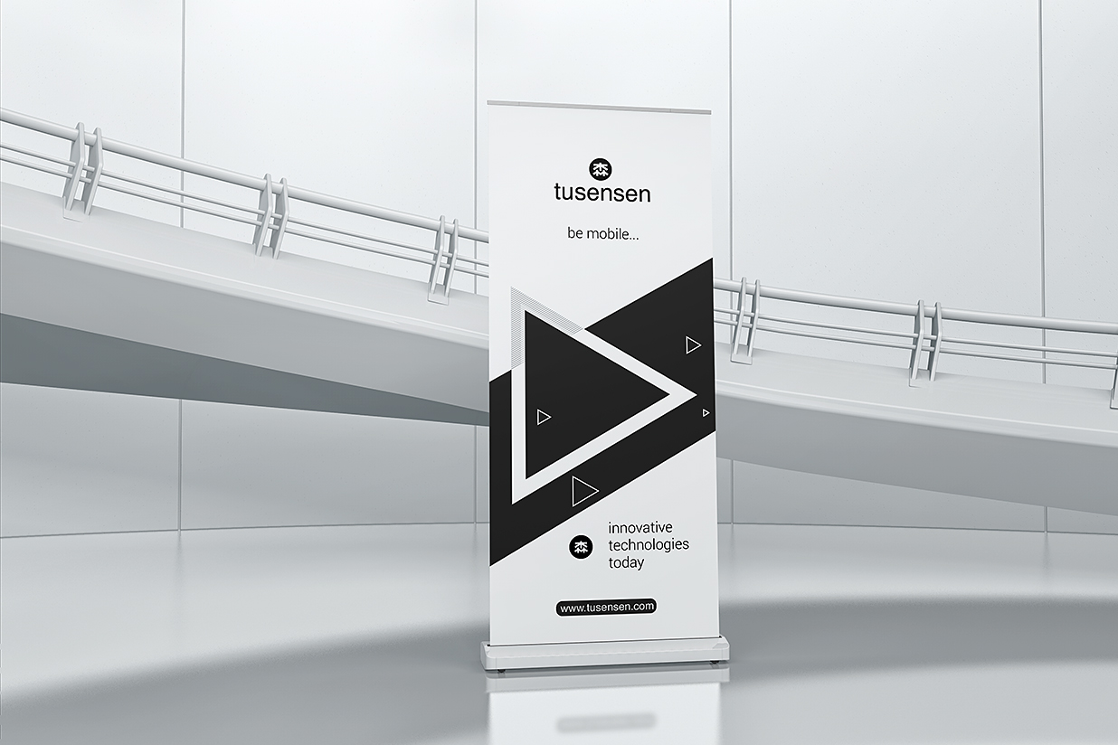 展会场景易拉宝样机mockup6组插图4