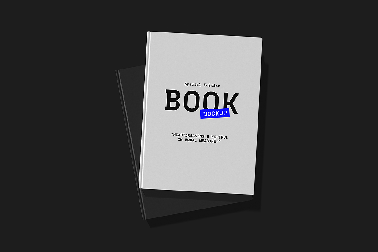 优雅的精装书籍样机mockup8组插图6