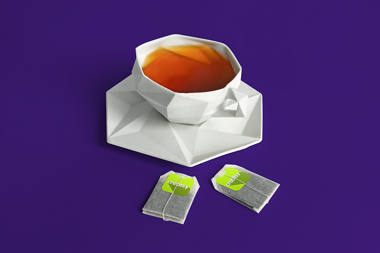 带茶杯和包装盒的袋泡茶茶包样机mockup12组插图7