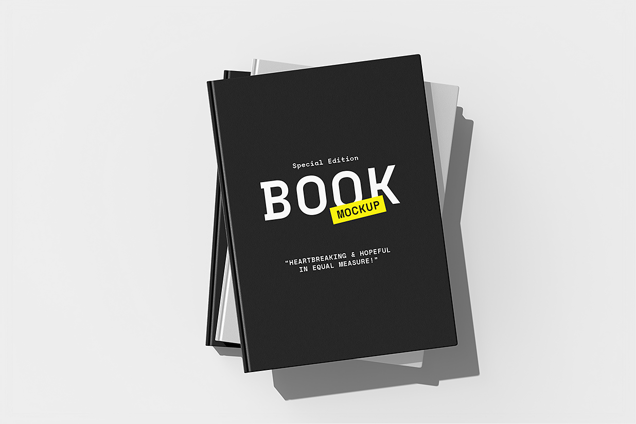 优雅的精装书籍样机mockup8组插图7