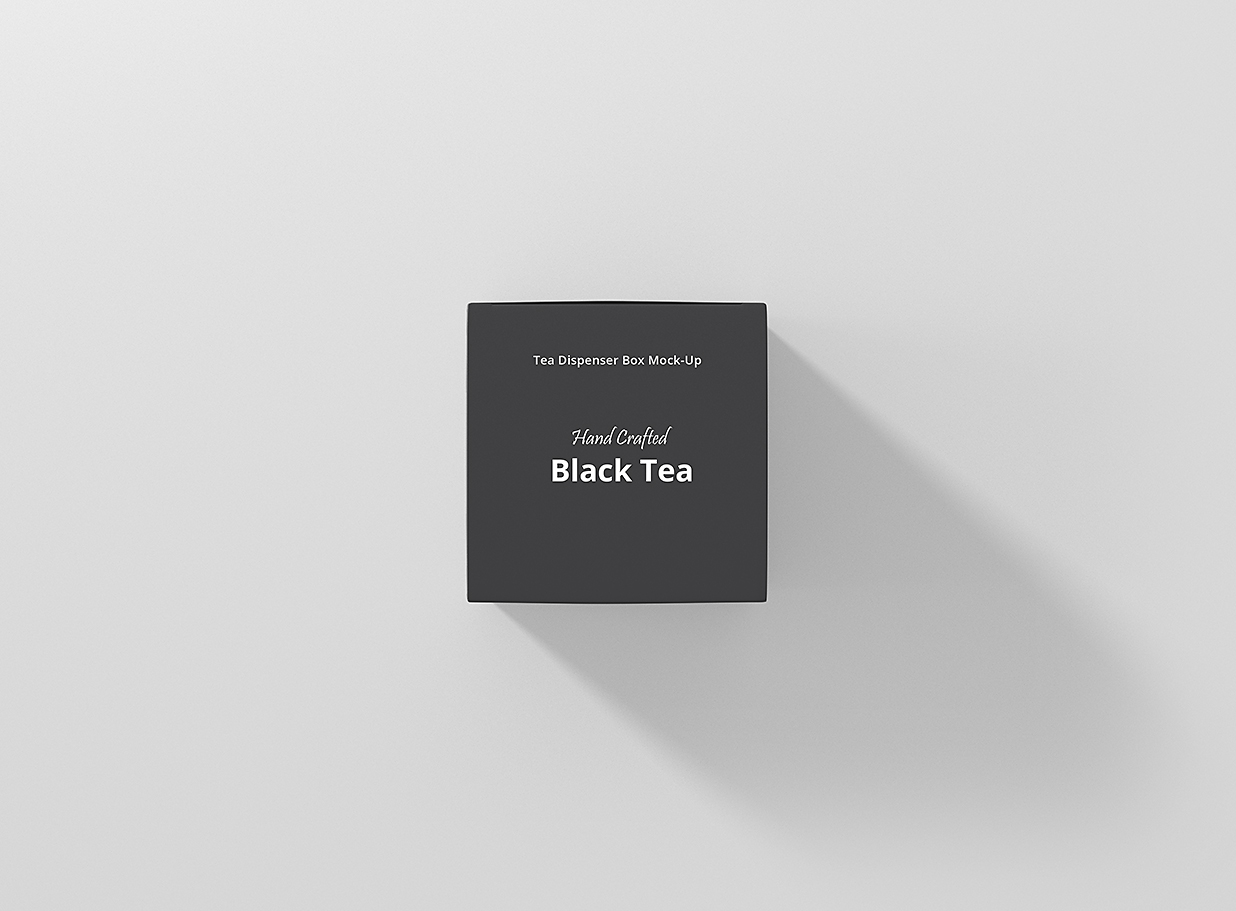 带包装盒的茶包样机mockup10组插图8