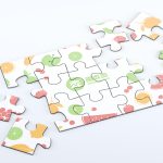 简约拼图样机mockup