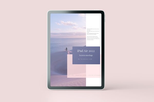 2022款iPad Air平板样机mockup 5组