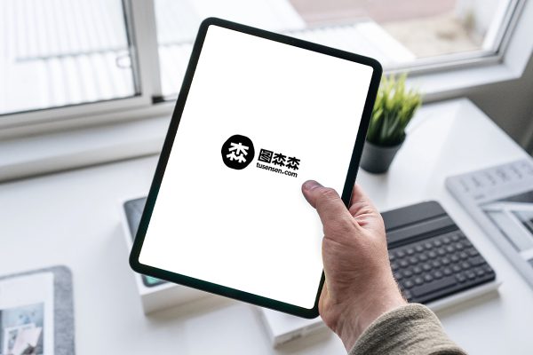 手持iPad 平板样机mockup