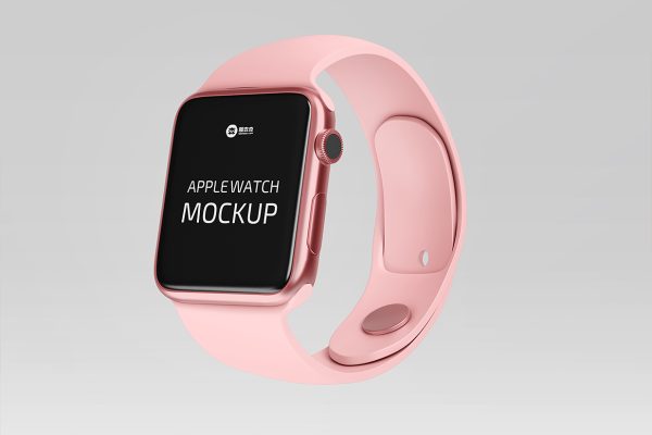 精致的Apple Watch苹果手表样机mockup3组
