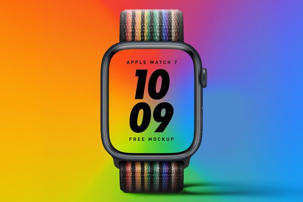 Apple Watch Series 7苹果手表样机mockup