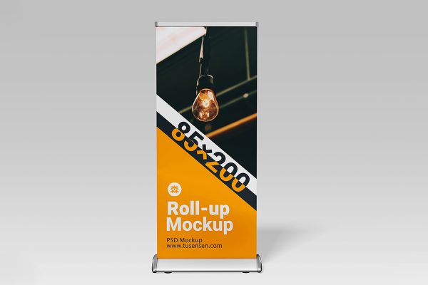 高质感易拉宝样机mockup3组