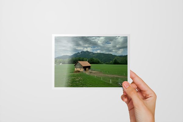 精致的明信片样机mockup7组