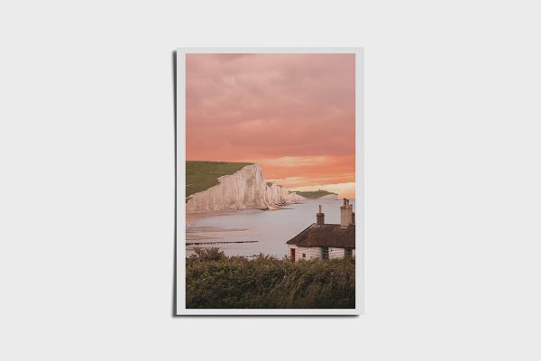 精致的明信片样机mockup4组