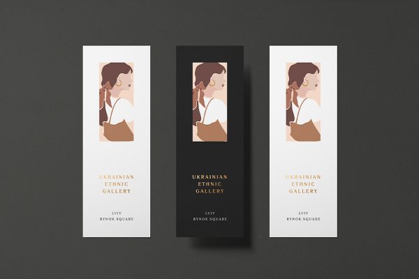 高质感书签样机mockup8组