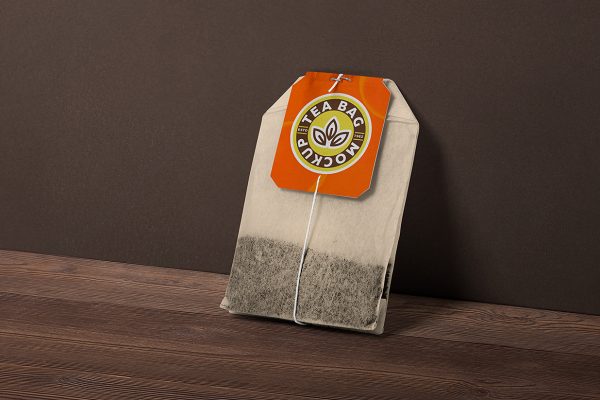 带场景的袋泡茶茶包样机mockup