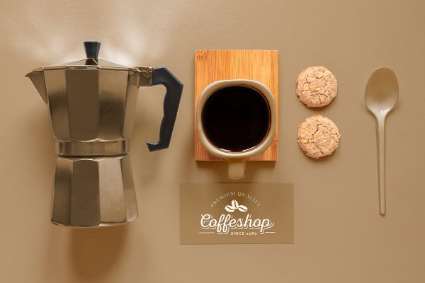 咖啡品牌文创包装套装VI样机mockup