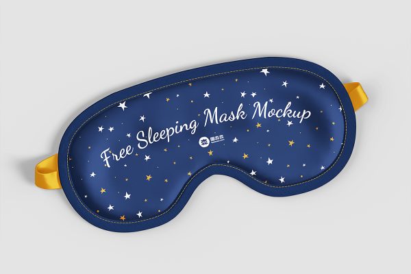 简约质感眼罩样机mockup3组