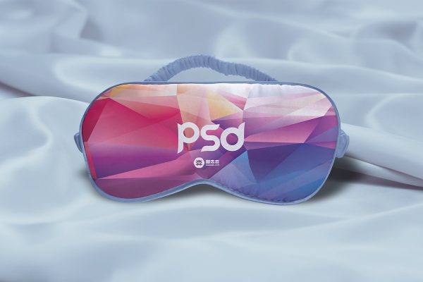 带场景的眼罩样机mockup