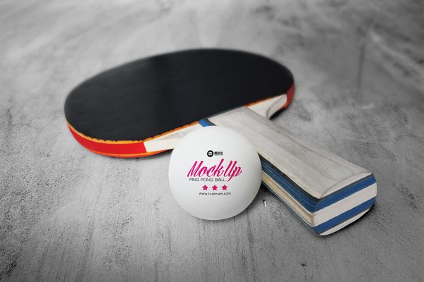 乒乓球样机mockup
