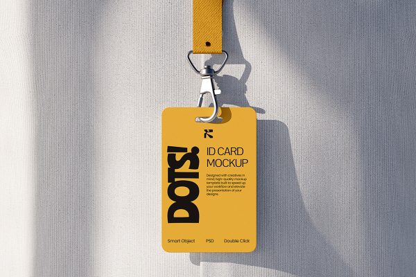 带衣服场景的工牌工作证胸牌样机mockup2组