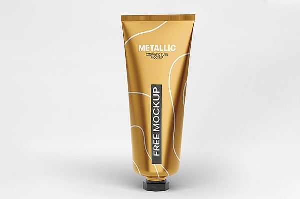 护手霜软管样机mockup