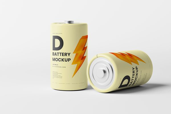 高质感电池样机mockup6组
