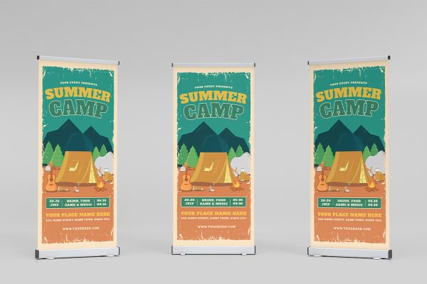 易拉宝样机mockup6组