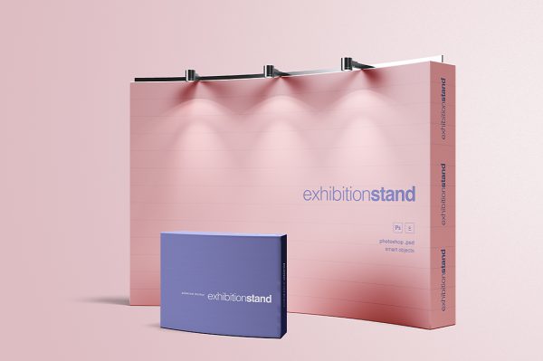 简约风展台样机 mockup