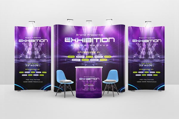 活动展位样机 mockup4 组