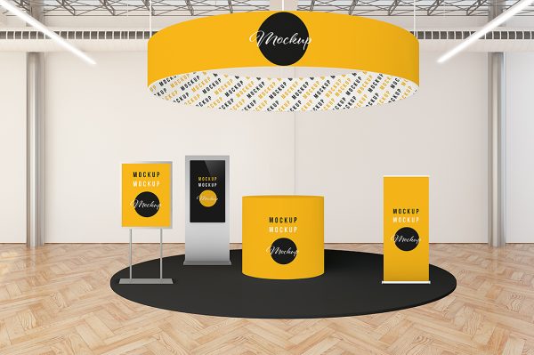 贸易展位样机 mockup