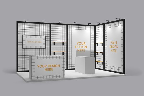 展位样机 mockup3 组