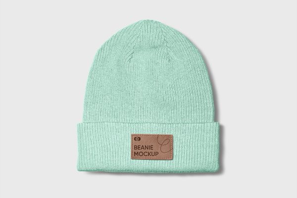 针织帽帽子样机 mockup