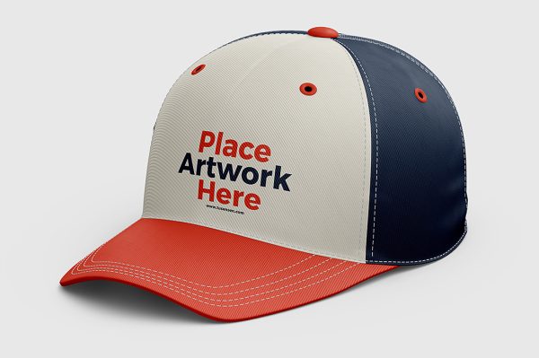 精致的棒球帽帽子样机 mockup