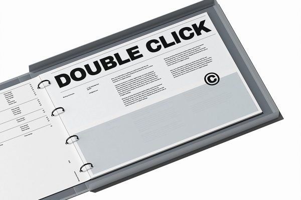 文件夹活页夹样机mockup