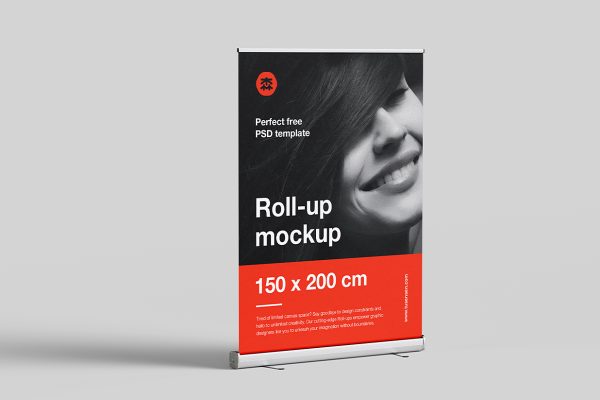 高质感易拉宝样机mockup4组