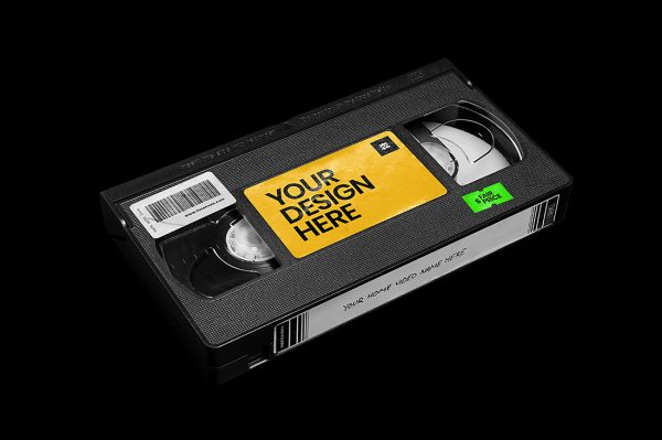 复古录像带磁带卡带样机mockup2组