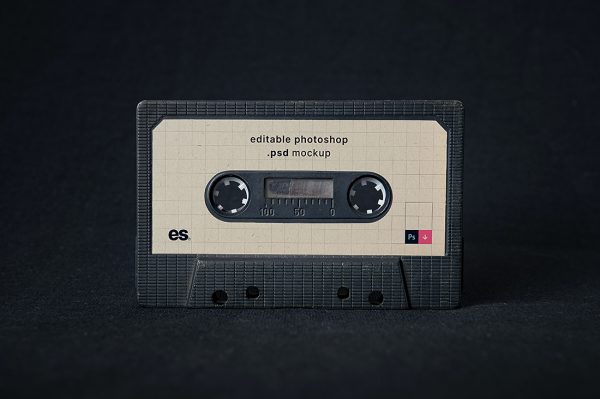 音乐磁带卡带样机mockup