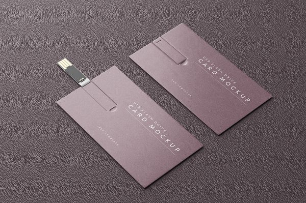 卡片U盘样机mockup5组