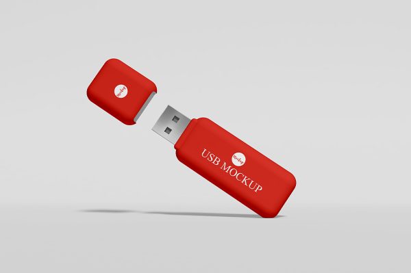 精致的U盘样机mockup