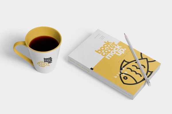 带场景的笔记本记事本本子样机mockup4组