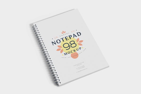 活页线圈笔记本记事本本子样机mockup2组